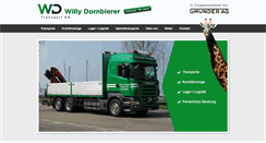 Desktop Screenshot of dornbierer-transport.ch